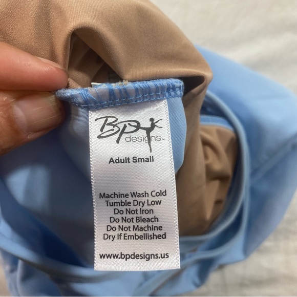 BP Designs Adult Leotards Dance leotards Blue Women’s Small - Picture 2 of 6